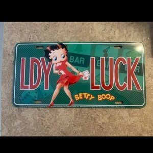 Betty Boop Other - Betty Boop Collectible Metal License Plate. Betty Boop Other - Betty Boop Collectible Metal License Plate.